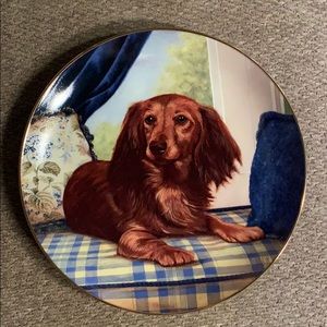 Dachshund Decorative Plate